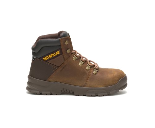 Botas De Trabajo Caterpillar Charge Waterproof Alloy Puntera Hombre Marrones | Argentina KHEBG-0719