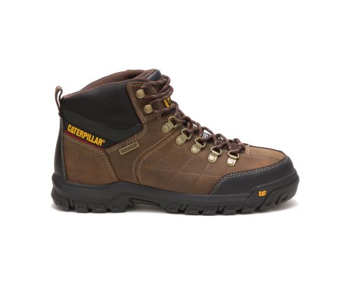 Botas De Trabajo Caterpillar Threshold Waterproof Steel Puntera Hombre Marrones | Argentina AUKDH-5