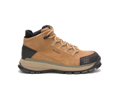 Botas De Trabajo Caterpillar Utilize Waterproof Alloy Puntera Hombre Marrones | Argentina XKDIC-947