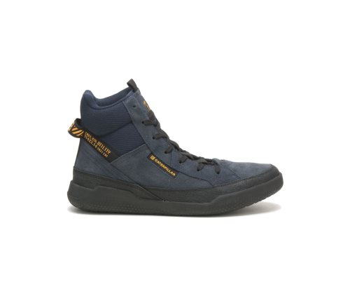 Zapatillas Caterpillar CODE Hex Hi Utility Mujer Azul Marino | Argentina JGTYE-1850